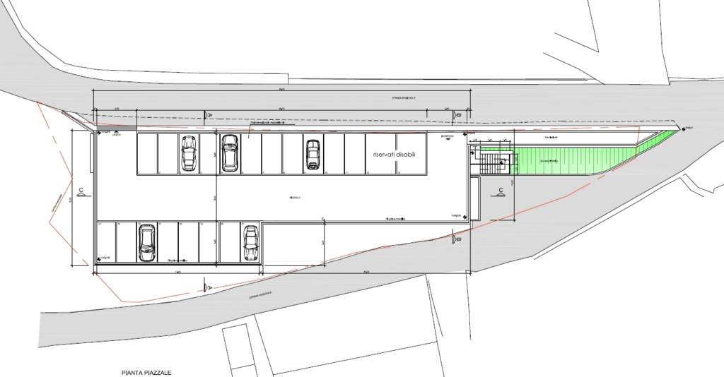Il progetto esecutivo per la costruzione di un parcheggio pubblico, con annessa autorimessa interrata, a Excenex