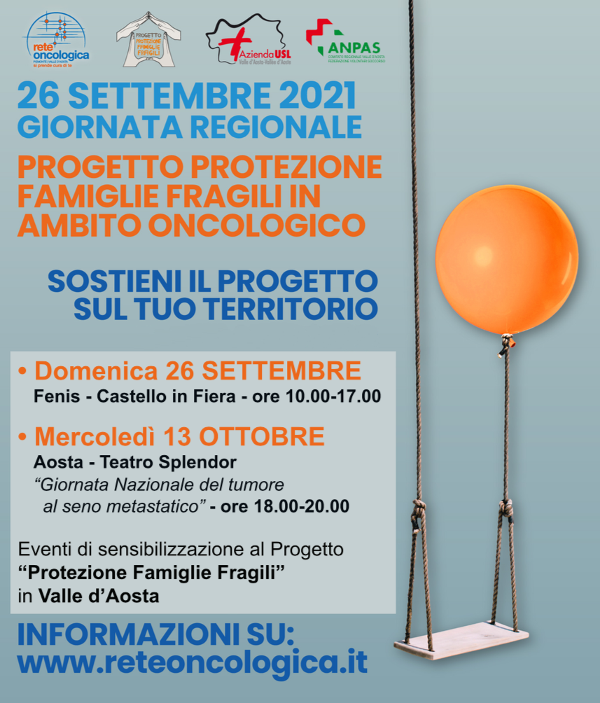 3° giornata del progetto “Protezione famiglie fragili in ambito oncologico”