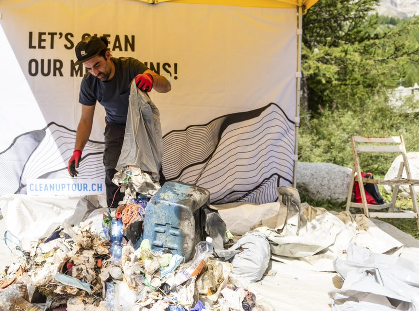 Clean-Up Tour 2021: raccolti 92,5 Kg di spazzatura in Val Ferret