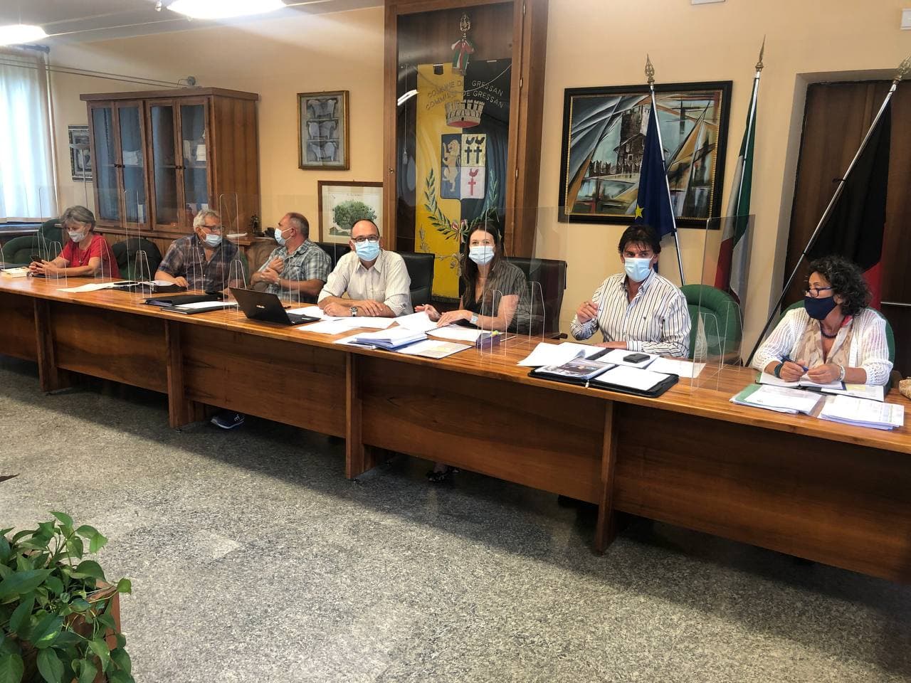 Consiglio comunale a Gressan il 16 settembre 2021