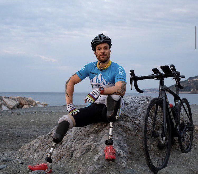 La nuova impresa del paraclimber Andrea Lanfri: la Capanna Margherita dalla Punta Gnifetti