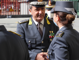 Generale Carrarini in visita in Valle d\'Aosta