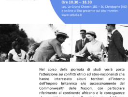 Un seminario su identità, conflitti tra Impero Britannico e Commonwealth delle Nazioni