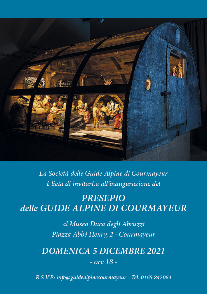 Il Presepe delle Guide di Courmayeur al Duca degli Abruzzi