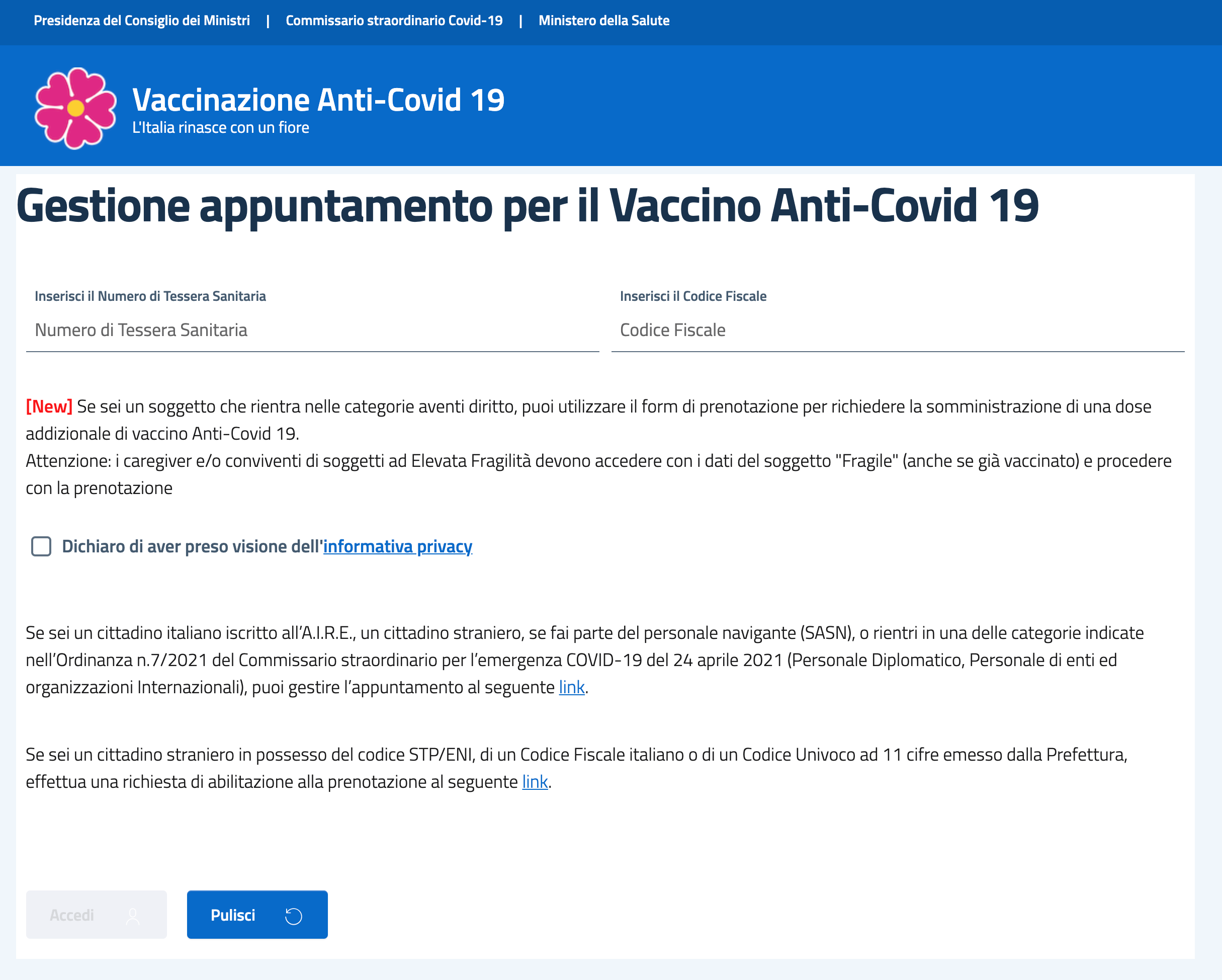Il vaccino covid si prenota con Poste italiane