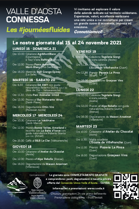 Valle d'Aosta connessa: eventi per scoprire il territorio e le aziende locali