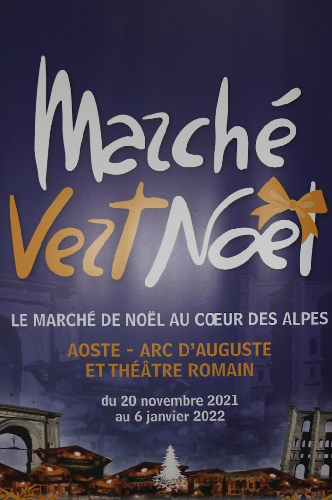 Aosta: dal 20 novembre 2021 il Marché Vert Noël