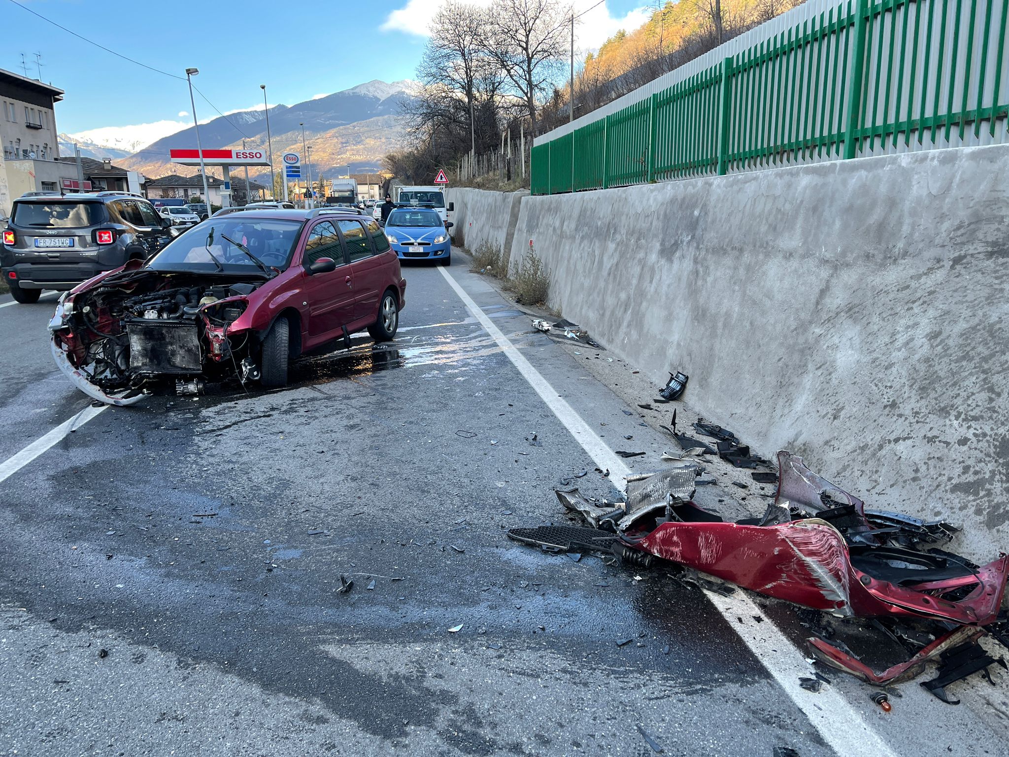 Incidente stradale a Quart