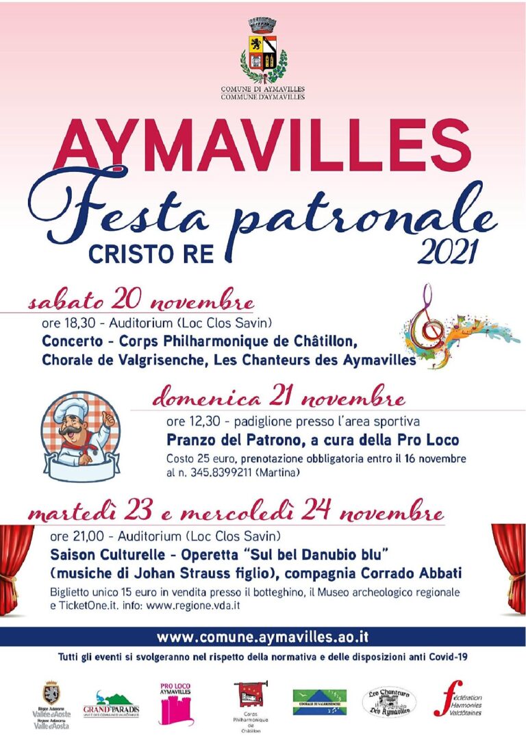 Aymavilles: Festa Patronale 2021