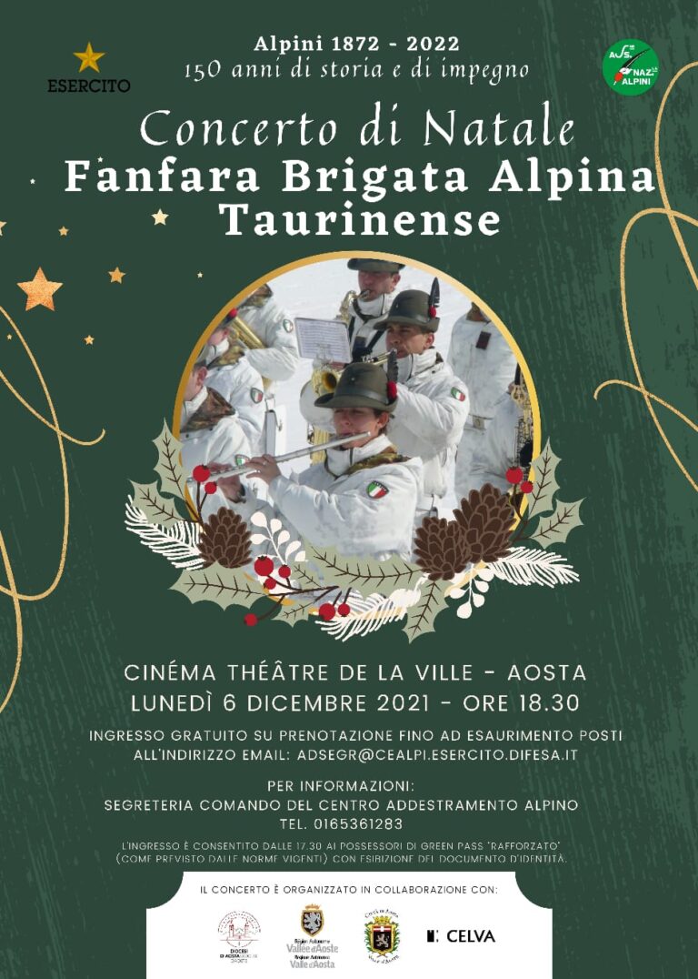 Il Concerto di Natale della Fanfara della Brigata Alpina Taurinense