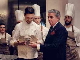 Paolo Griffa premiato dall\'Académie internationale de gastronomie