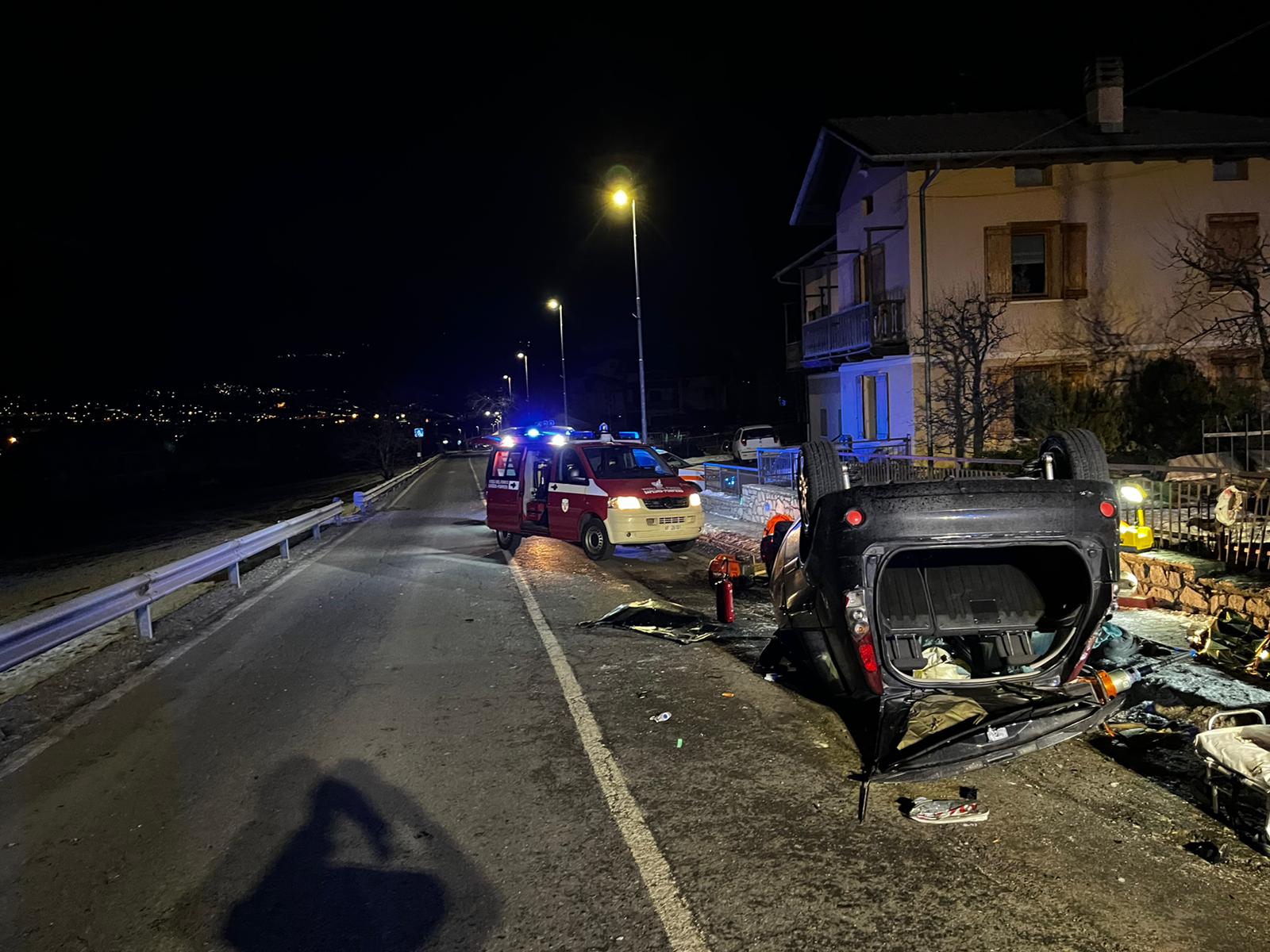 Incidente stradale a Gressan