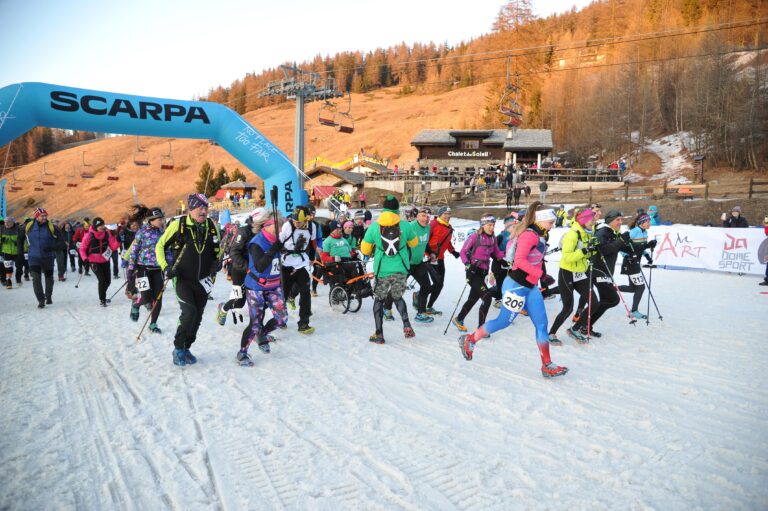 Pila Winter Trail: più di 180 partecipanti