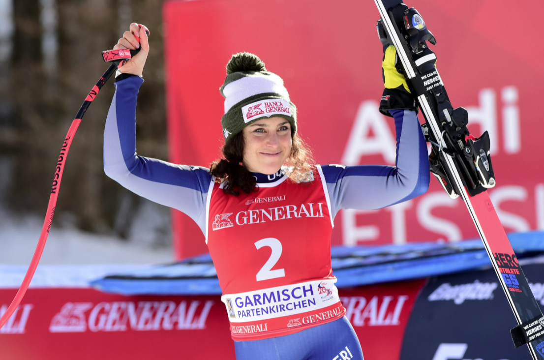 CM Sci alpino: Federica Brignone vince l\'argento nel Gigante di Méribel