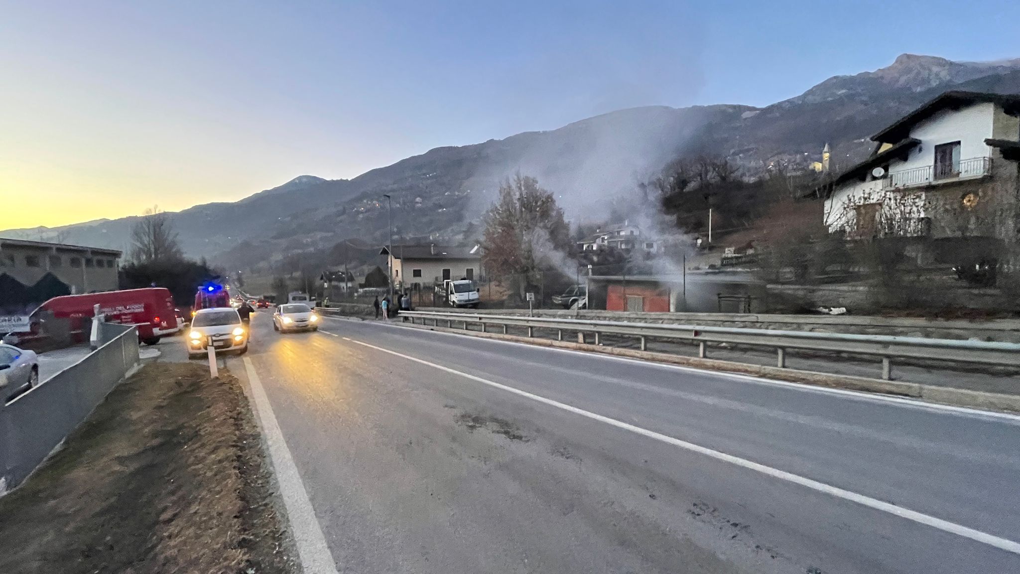 Incendio a Champagne