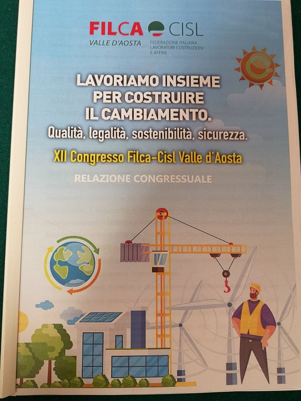 XII Congresso Filca Cisl Valle d'Aosta