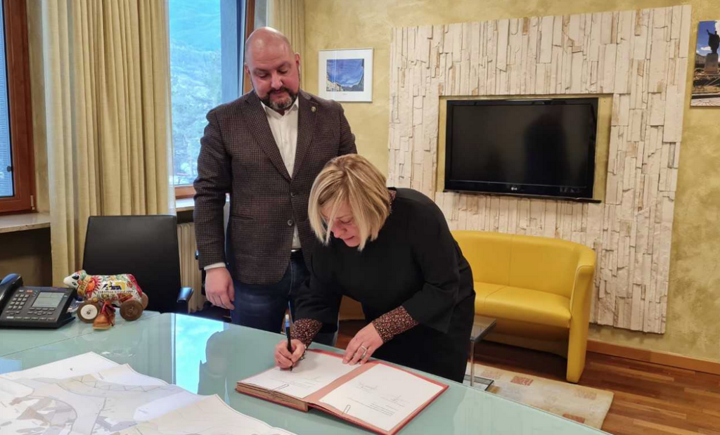RaVdA-Aymavilles: sottoscritta l'intesa per la ricostruzione del ponte di Chevril