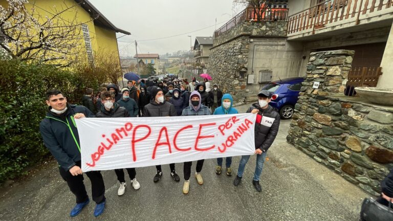Istituto Don Bosco di Châtillon: un giuramento e una marcia per la pace