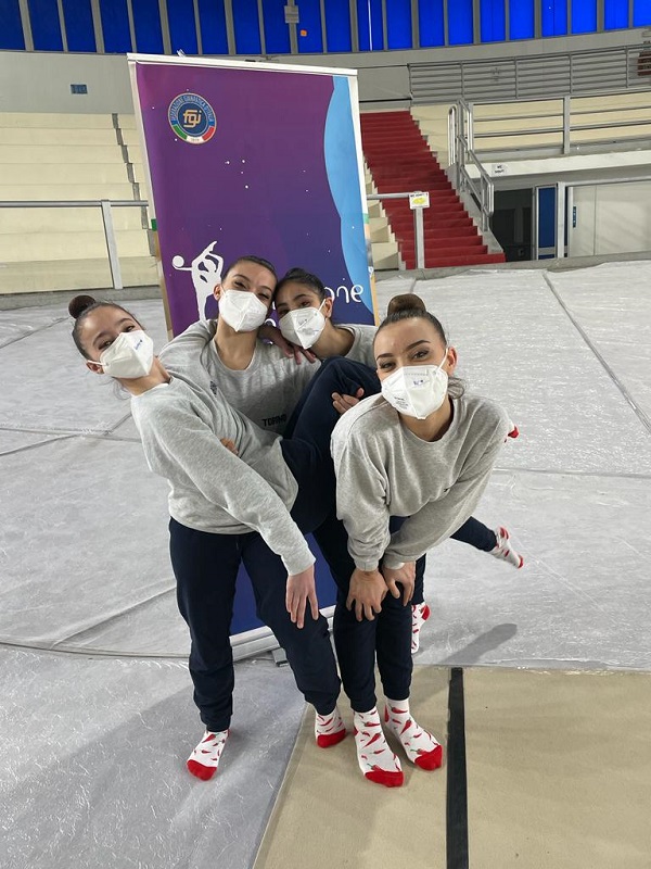 Pascarella, Toscano, Righi, Husanu (Ritmica Piemonte)