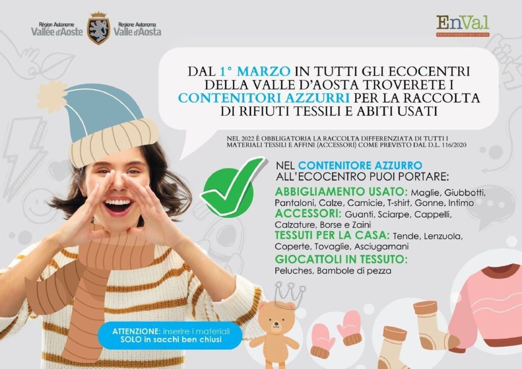 Raccolta dei tessili VdA