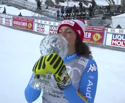CdM Sci alpino: Federica Brignone ha ricevuto la sua 4° Sfera di cristallo