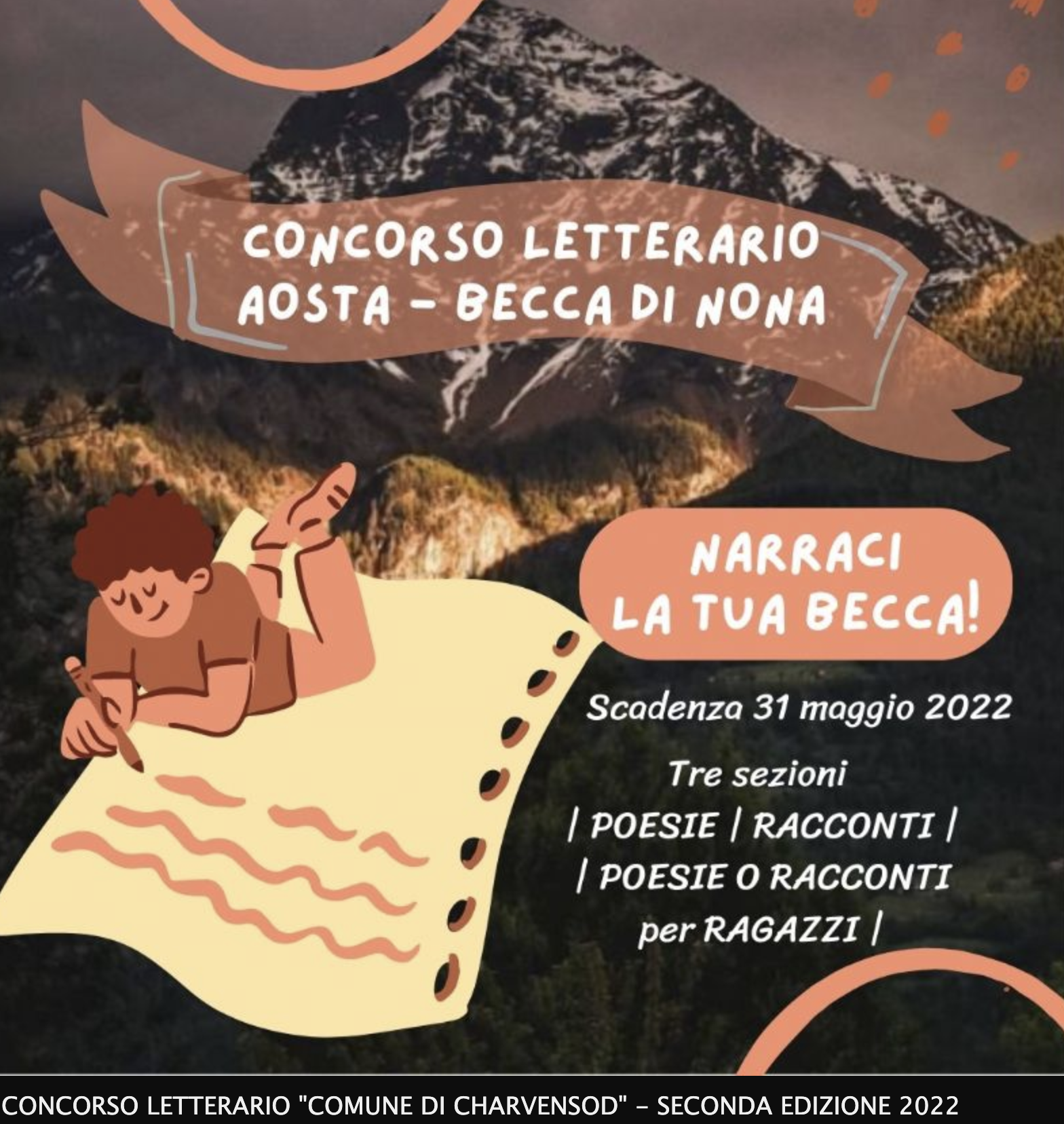 A Charvensod, ritorna un concorso dedicato alla scrittura