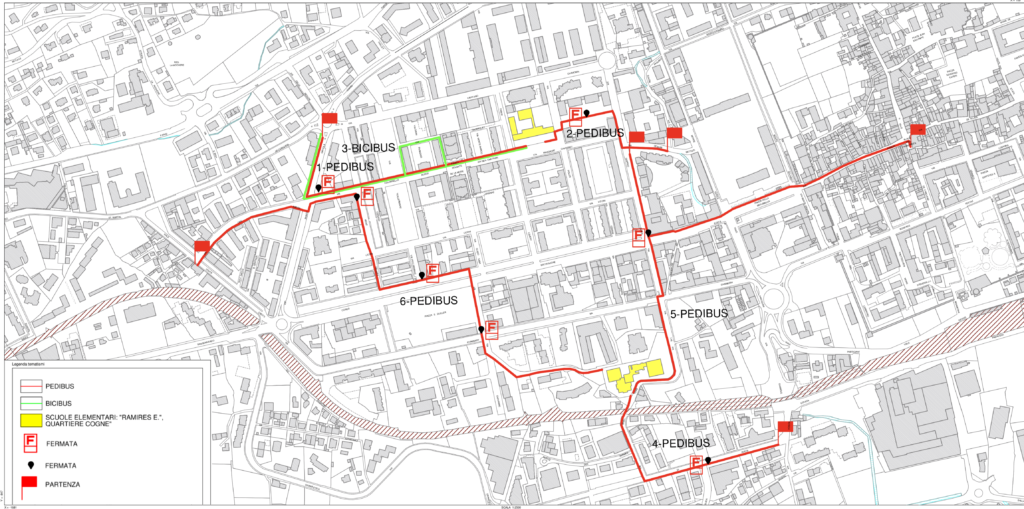 Pedibus e bicibus arrivano al Quartiere Cogne