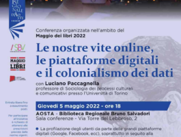 Una conferenza sulla nostra vita online, le piattaforme digitali e il colonialismo dei dati