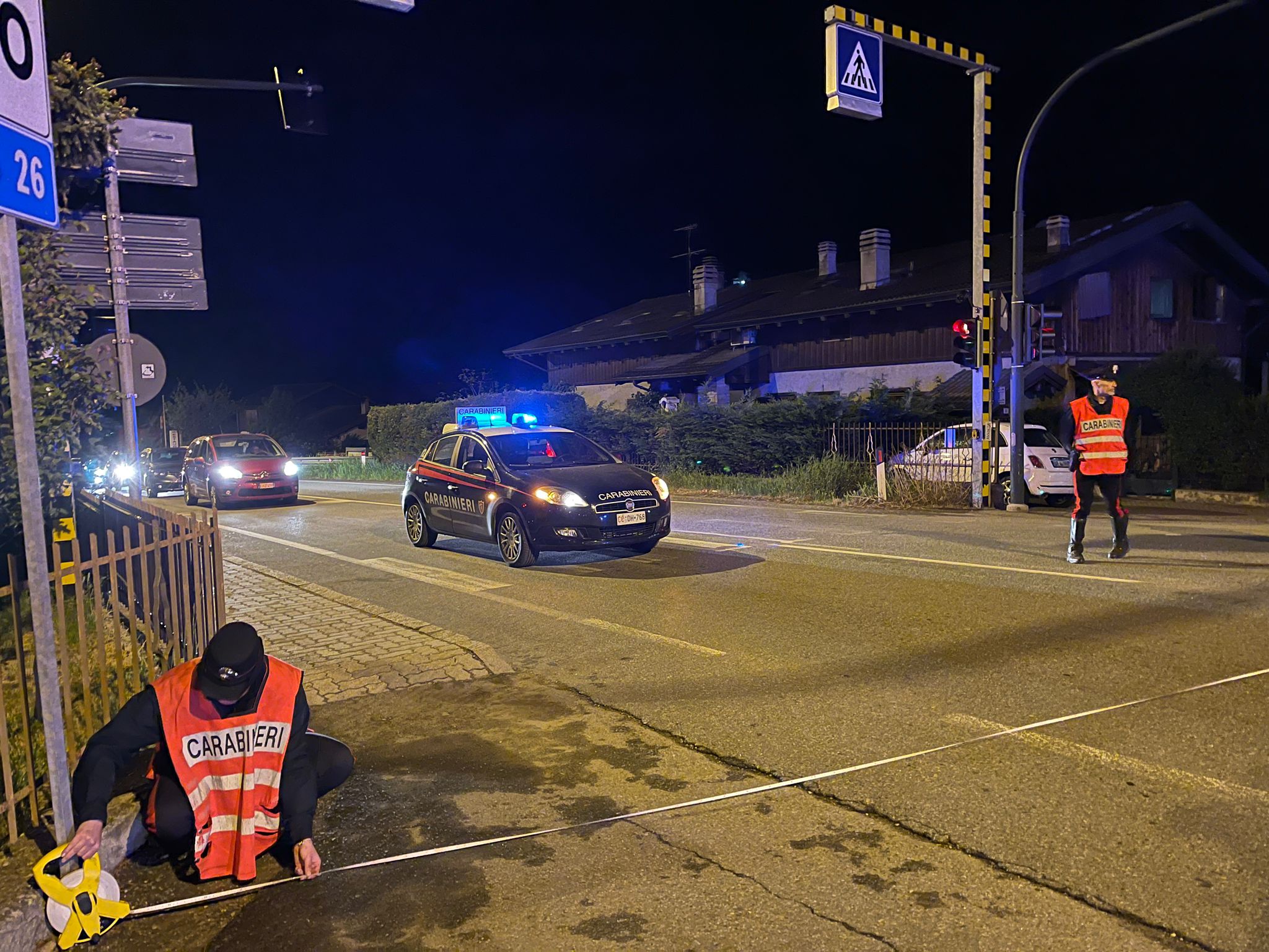 Incidente stradale a Nus