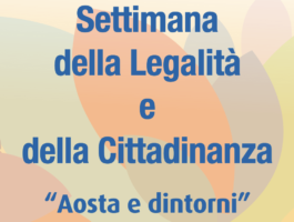 Settimana della legalità e della cittadinanza Aosta e dintorni 2022