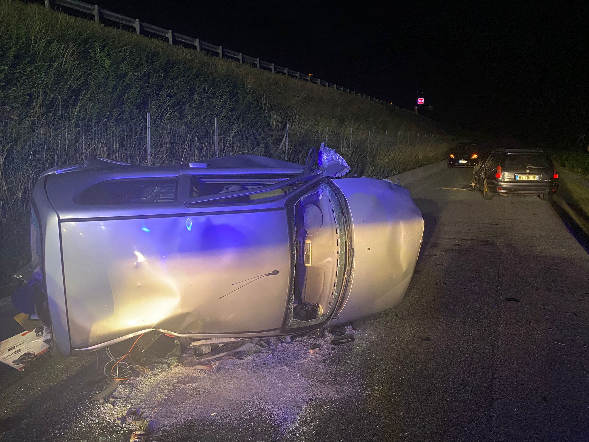Incidente stradale a Champdepraz il 16 giugno 2022