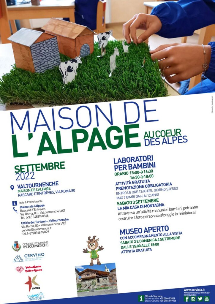 L'estate 2022 alla Maison de l'Alpage di Valtournenche