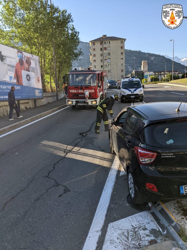 Aosta: incidente a rischio esplosione