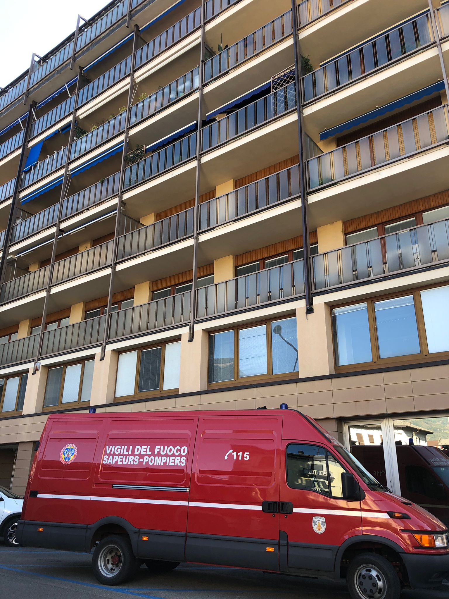 Fuga di gas in via Trottechien, ad Aosta
