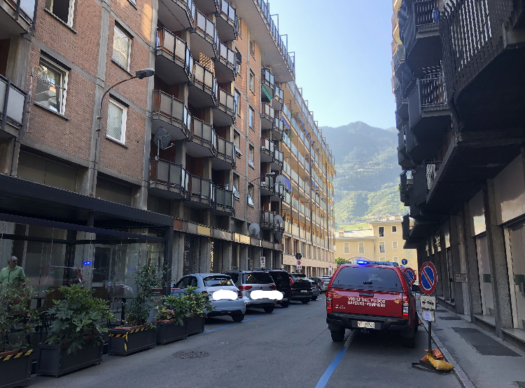 Fuga di gas in via Trottechien