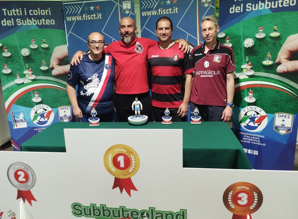 Podio Categoria Subbuteo