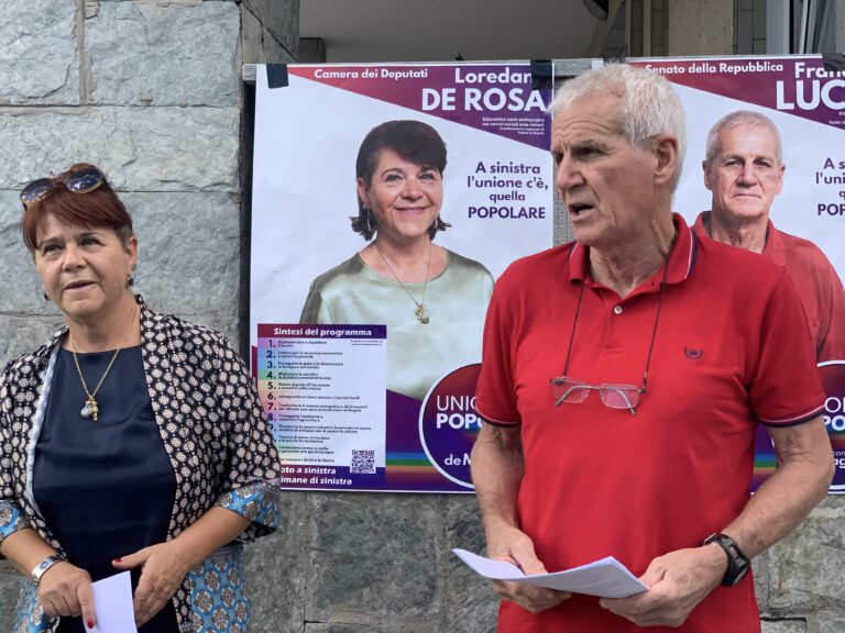 Elezioni politiche 2022: Unione popolare candida De Rosa e Lucat