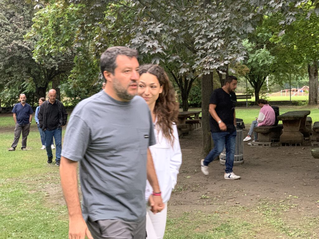 Matteo Salvini Francesca Verdini