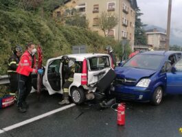 Incidente stradale ad Aosta