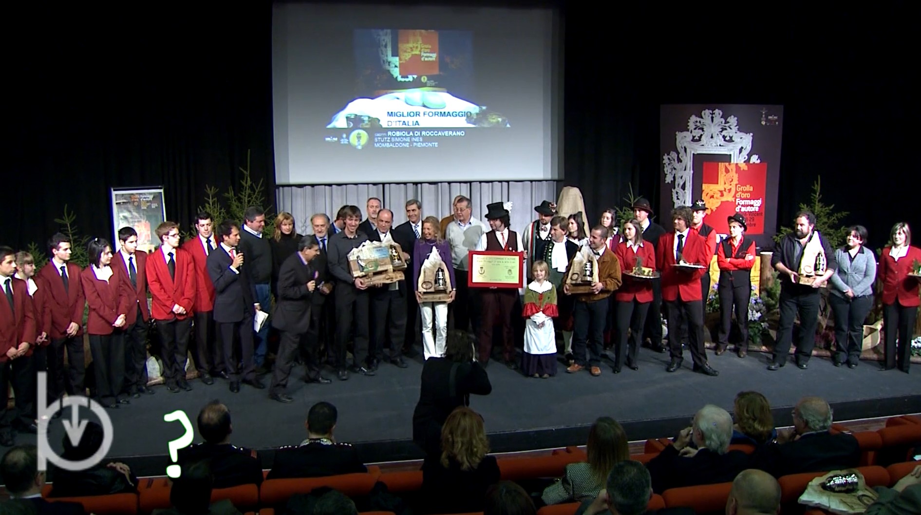 Rien qu’une vache – La remise des Grolle d’Oro Formaggi d’autore 2008
