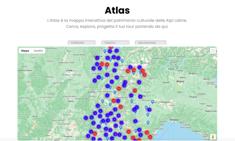 Online l'Atlas del patrimonio culturale dell'area Alcotra