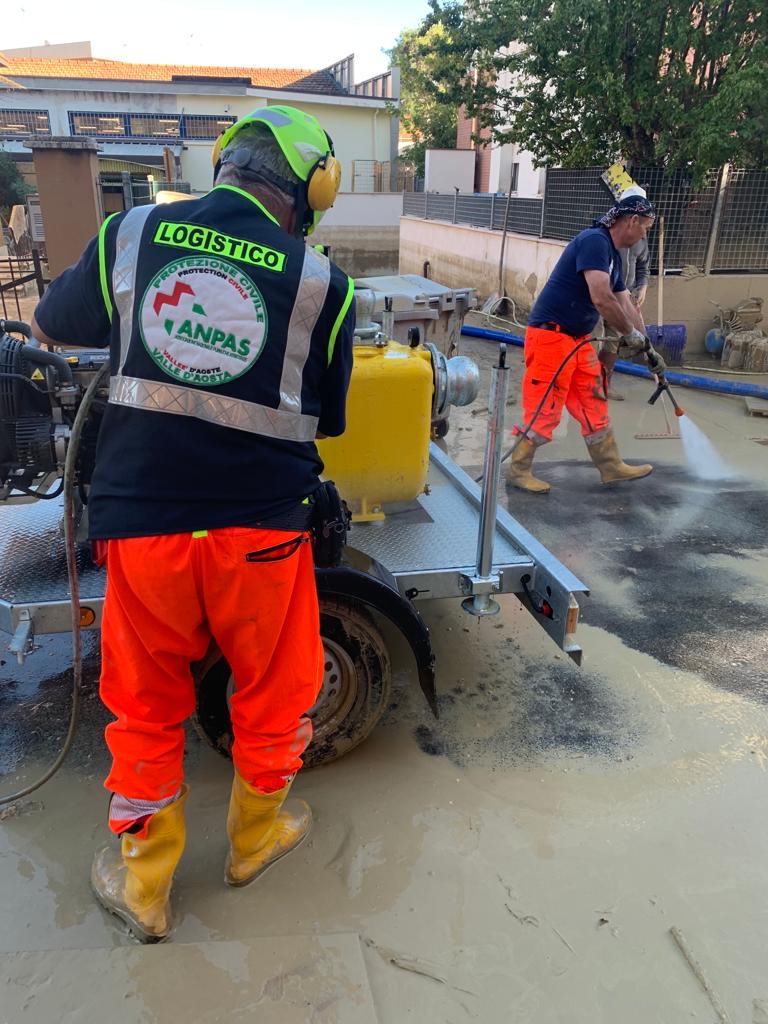 Alluvione Marche: 6 Valdostani Anpas in aiuto della popolazione