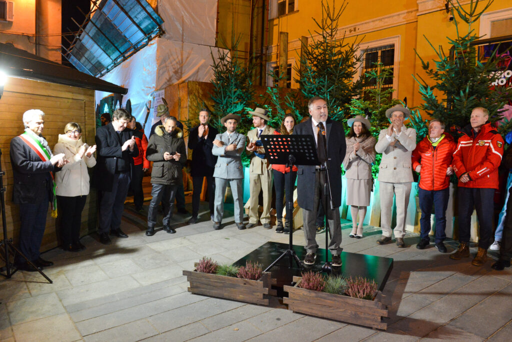 L'inaugurazione del Marché Vert Noël 2022