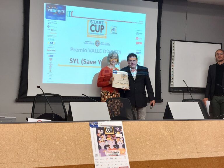 Syl vince il Premio Valle d'Aosta alla Start cup 2022