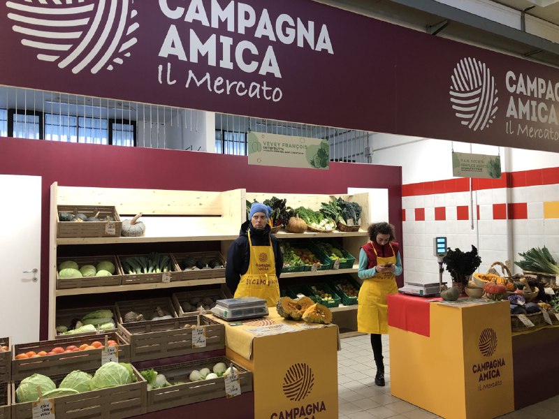 Campagna amica nel Mercato coperto di Aosta