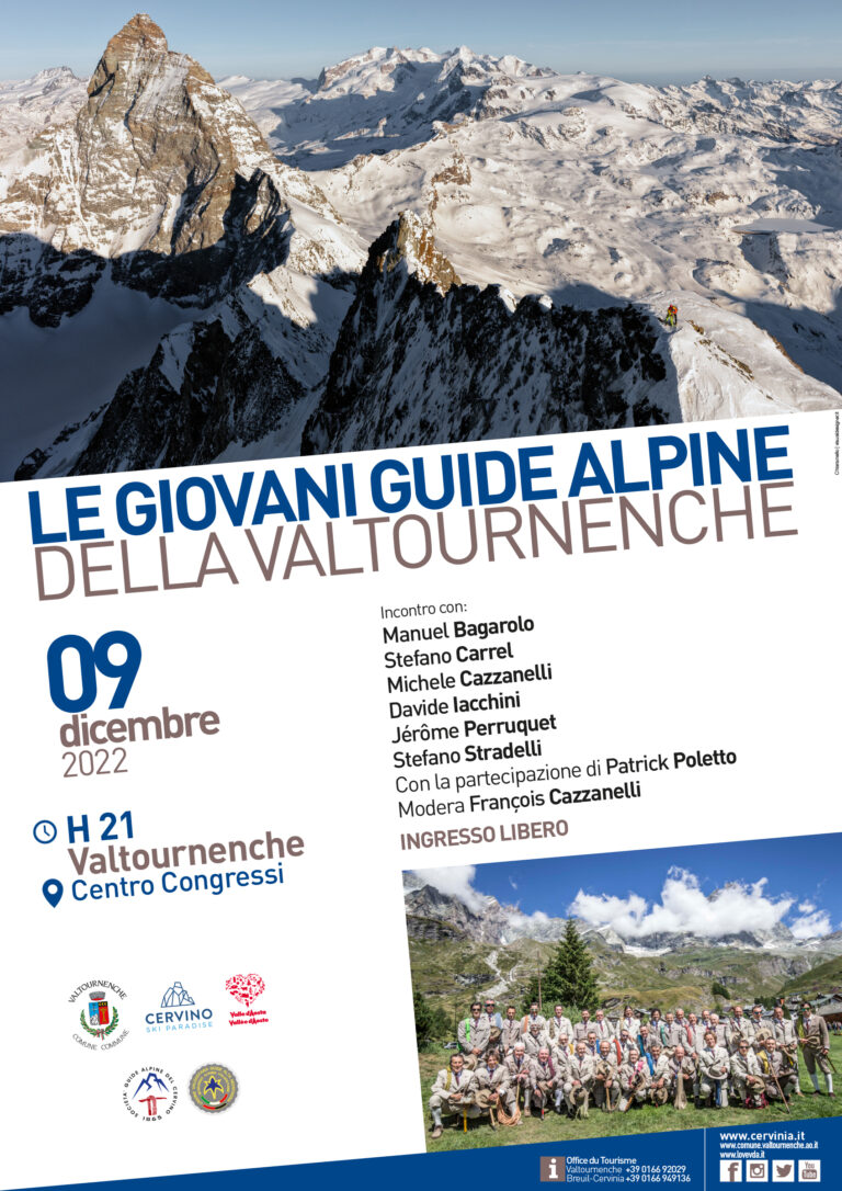 Valtournenche: una serata dedicata alle giovani guide alpine