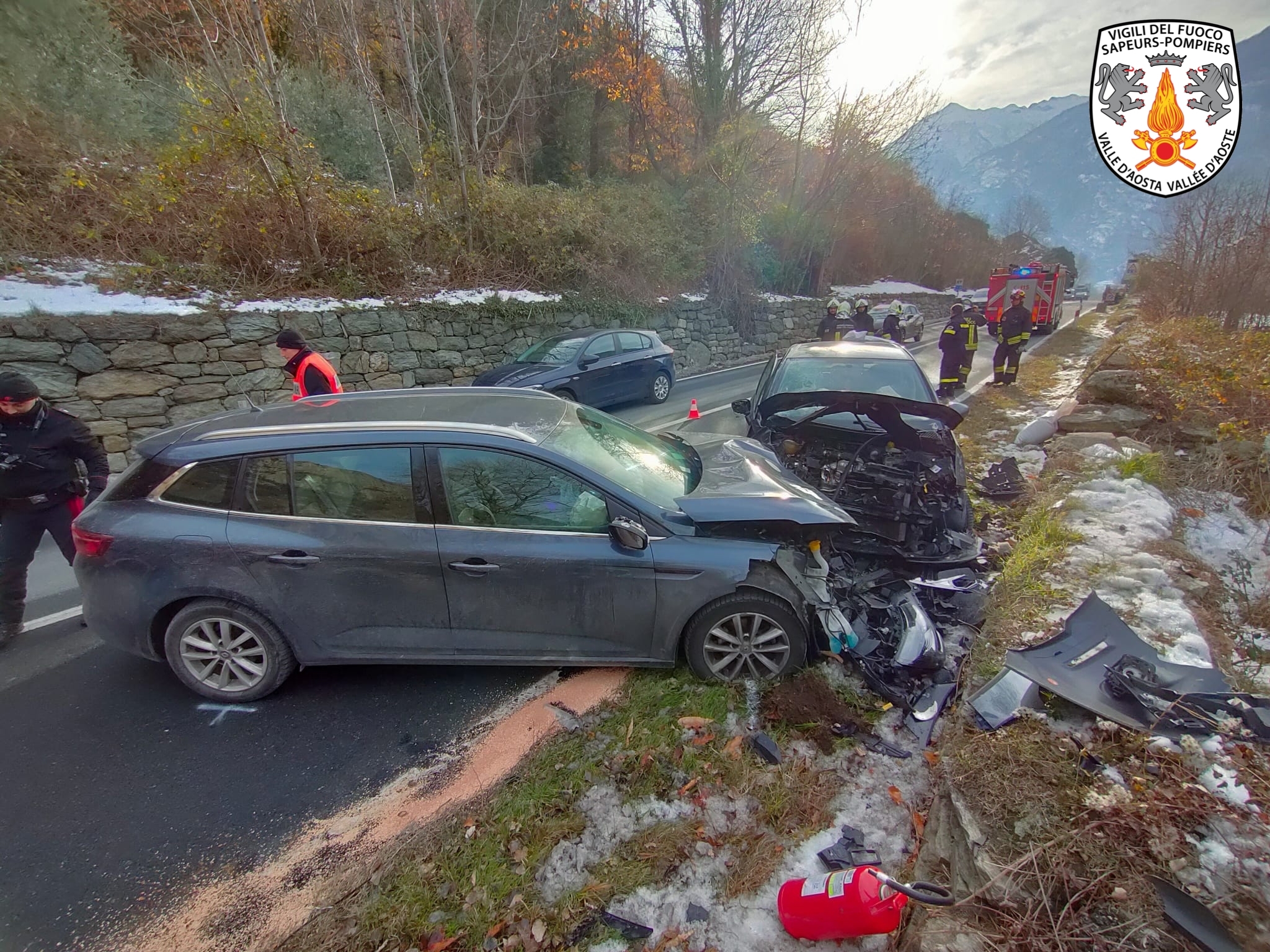 Incidente stradale ad Arnad