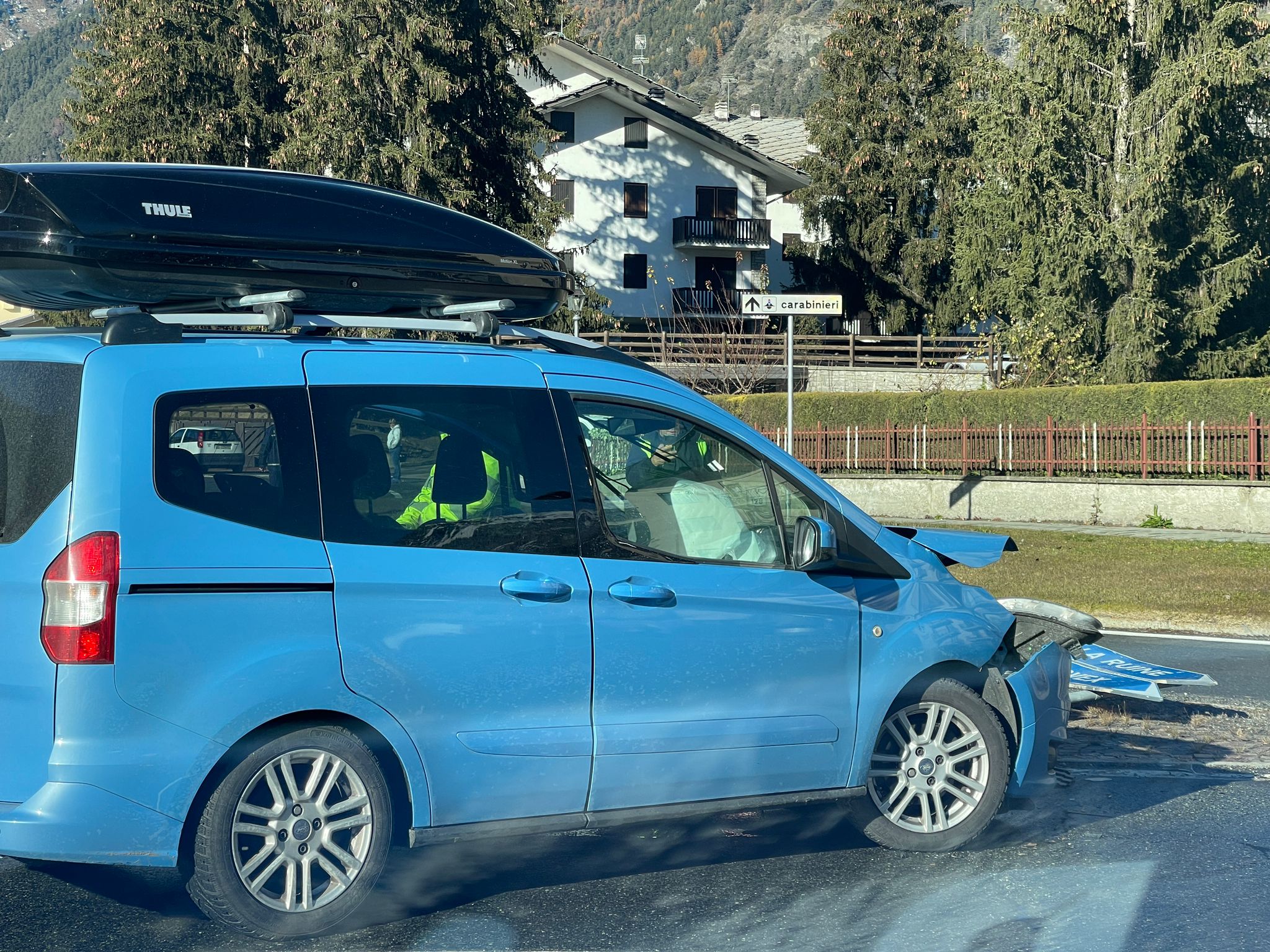 Incidente autonomo a Morgex