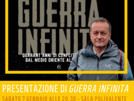 Ad Arvier, Lorenzo Cremonesi presenta Guerra Infinita