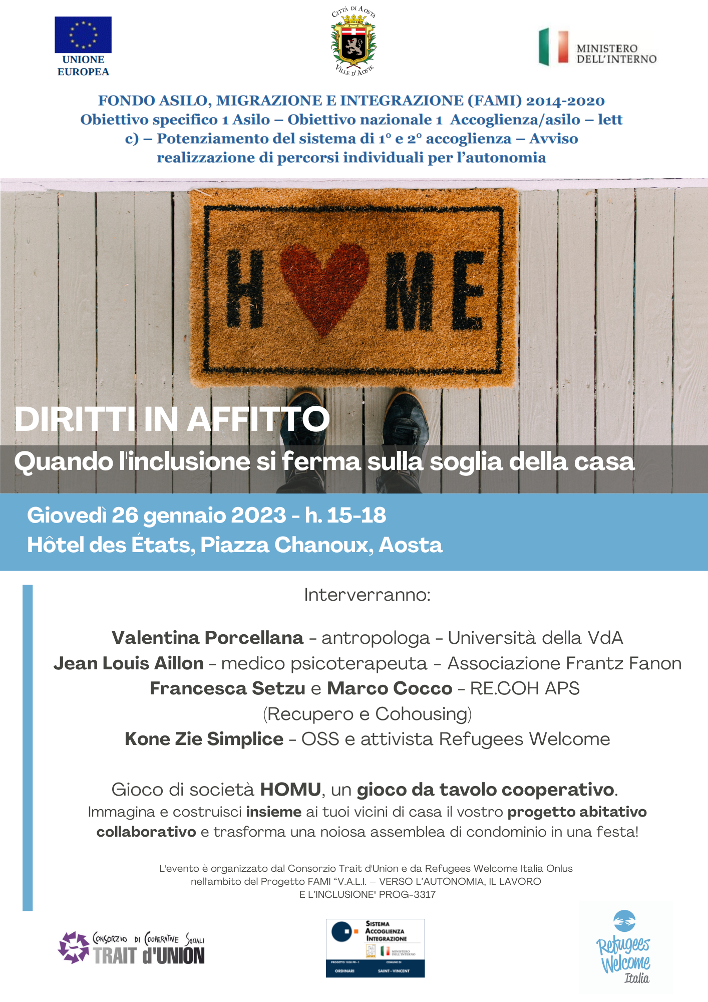 Un incontro sui “diritti in affitto”